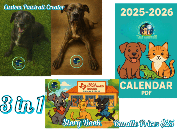 Texas Homeward Bound 3-in-1 Digital Bundle 🎉🐾